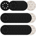 100Pcs 5 Inch Sanding Discs Hook & Loop 8-Hole Wet Dry Sandpaper 80 Grit - style: 100Pcs 80 Grit