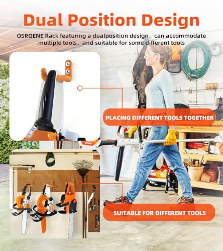 Chainsaw Hanger, 12 Pack Chainsaw Holder Wall Mount, Chainsaw Storage Hook - color: 12 Pack Hanger