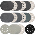 140Pcs 5 Inch Sanding Discs Hook & Loop 8-Hole Wet Dry Sandpaper Assortment - style: 140Pcs 400-3000 Grit (Mixed)