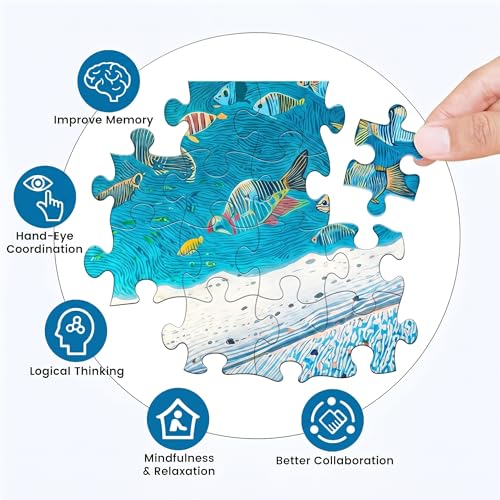 1000 Piece Puzzle for Adults, Guardian of the Ocean Jigsaw Puzzle - color: Guardian of the Ocean