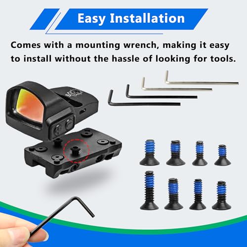 60 Pcs Red Dot Screw Kit, for Compatibility Across red dot Makes