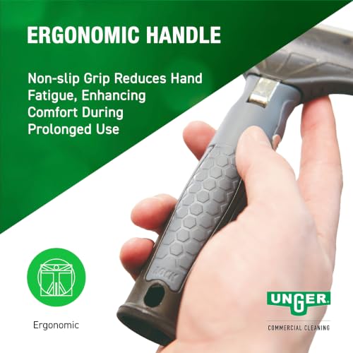 UNGER Commercial ErgoTec Ninja 4" Glass Window Scraper EN100