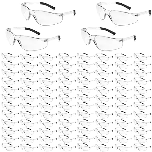 Salfboy Clear Safety Glasses Bulk, Ansi Z87.1 Protection Glasses - color: 100 Clear
