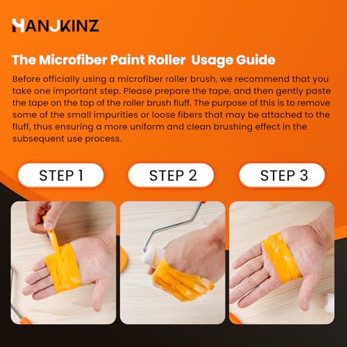 60 Pack Microfiber Paint Roller 4 Inch, 3/8 Inch Nap - size: 4 Inch,60 Pack