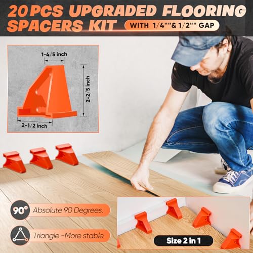 Saker Laminate Flooring Tools, 65-Piece Wood Flooring Installation Kit