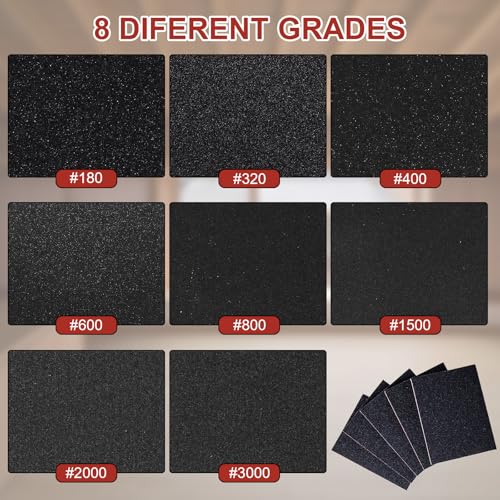 22 Pcs Sanding Sponge 120 Grit, Washable & Reusable Sanding Blocks for Wood, Metal, Drywall, Glazing, Wet Dry Sandpaper for Smooth Finishing - size: 120 Grit