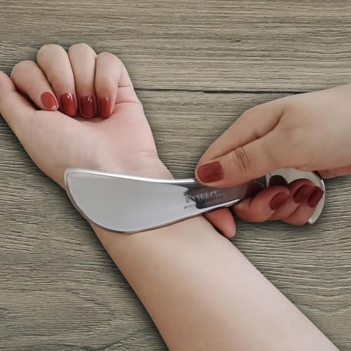 BYYDDIY SD 2 in 1 304Stainless Steel GuaSha Muscle Scraper Tools Set,Scar Tissue Tool,Physical Therapy Tools,Muscle Scraping Tool,Massage Scraper,IASTM Tools,Soft Tissue Massage Tool (SD2)