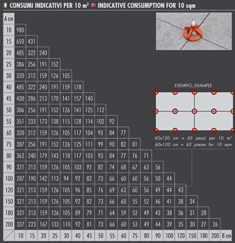 Raimondi RLS VITE Leveling System CAP 100Pc