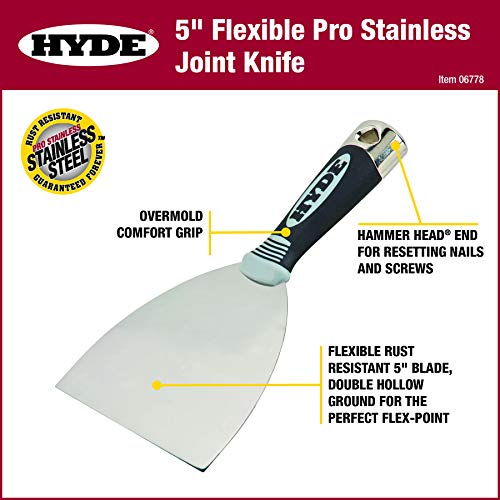 Hyde 06778 Flexible Joint Knife, 5 Inch - size: 5 Inch