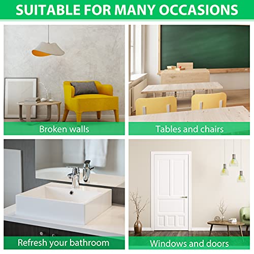Drywall Repair Kit - Large Hole Patch, Wall Mending Agent with Scraper - Easy to Fill Holes for Home Wall, Plaster Dent Repair - 2 Pcs - color: 2 Pack Wall Spackle