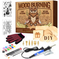 Arokimi Wood Burning Kit, Branding Irons Personalized for Wood Leather Branding Set,Wood Burning Kit Crafts Adults Christmas