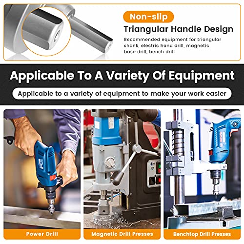 ANBULL 9PCS Carbide Hole Saw Kit for Hard Metal and Steel,7/8"-2-1/2" Hole