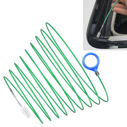 Auto Sunroof Drain Cleaning Tool, Car Wash Brush, 196 Inch Long Flexible Drain Brush Pipe Cleaners for Car, Auto Sunroof Pipe Cleaning Slim Drain Dredging Tool for Drains Sewers Windshields (5M) - color: 5m