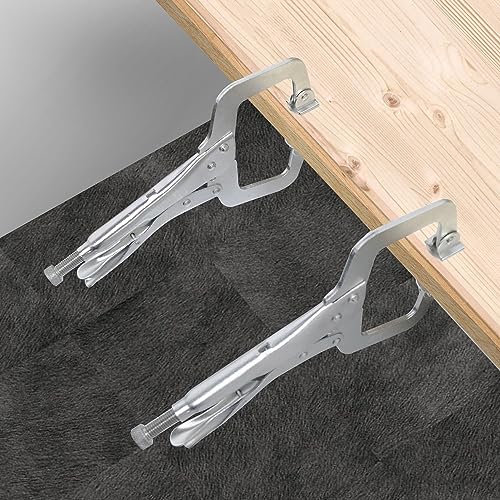 7 Pack 11 Inch C Clamp Locking Pliers,Locking C Clamp - size: 11 Inch