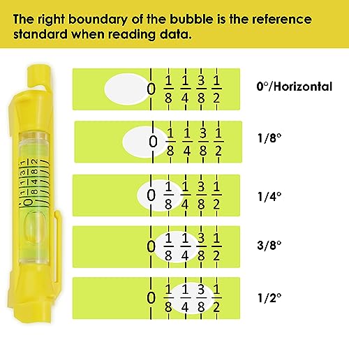 DOWELL 6-Pack 3" Hanging Bubble Line Level - size: HY030638