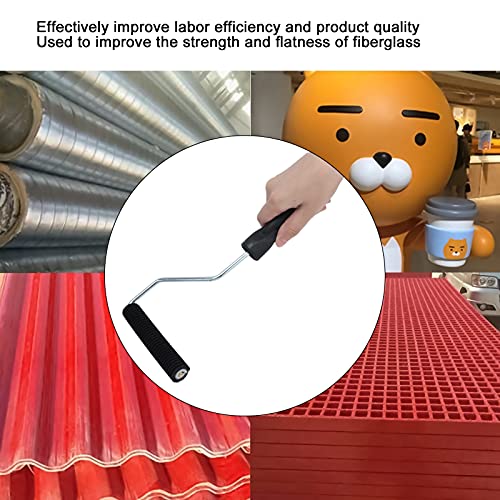 Fiberglass Laminating Roller Composite Materials Tool Carbon Fiber Fabric Application Roller for Bubble Removal DIY Repair and Boat Building