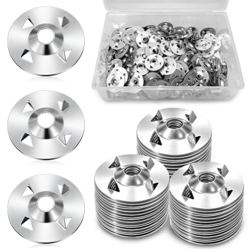 300 Pcs Foam Board Fasteners Washers, 1-1/8 Inch Metal Washers