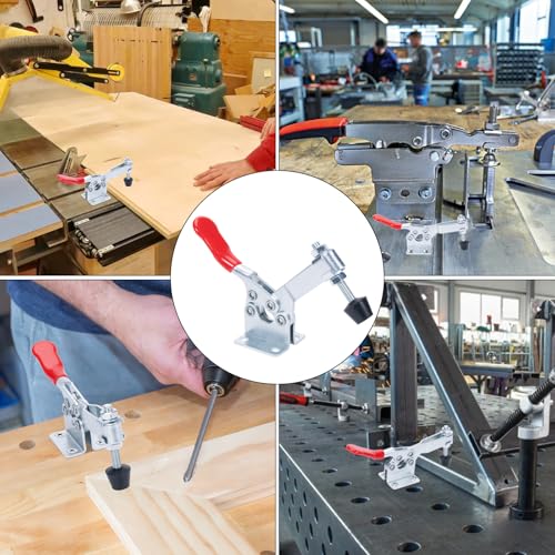 201B Horizontal Toggle Clamps with 90 KG Holding Capacity, 10 PK - style: 201B,10PK
