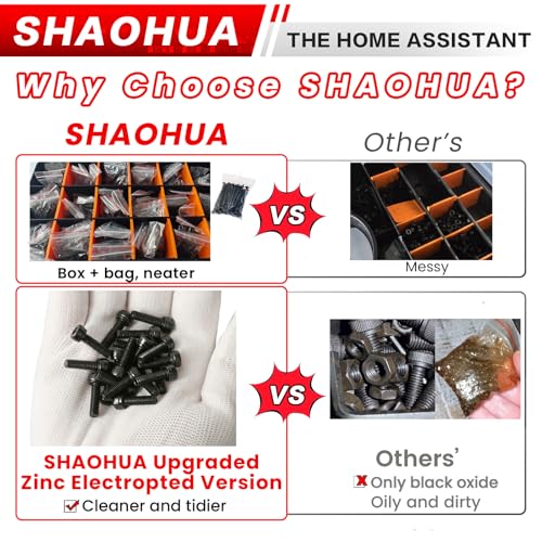 4071Pcs M2 M3 M4 M5 Nuts and Bolts Assortment Kit, 39 Size Metric Screw Assortment 4MM to 30MM Hex Socket & Flat Head Machine Screws w/Portable Box and Hex Drill Bits, Galvanized Rustproof - size: J. M2 M3 M4 M5
