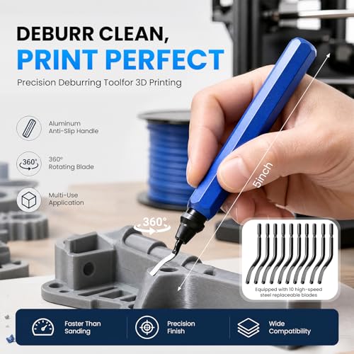 3D Printer Tools Kit – 124-Piece Rotary Set for 3D Printing Post-Processing