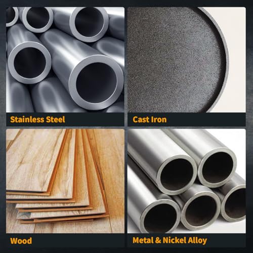POWERTEC 7/16" Cobalt Drill Bits - 5 Pack - 5-35/64" Length - M35 HSS Jobber Length Twist Bits with 135° Tip for Drilling Wood, Metal, Stainless Steel, Nickel Alloy, Cast Iron & Plastic (QDB2020V) - style: 5PK 7/16" Cobalt Drill Bits (M35 135°)