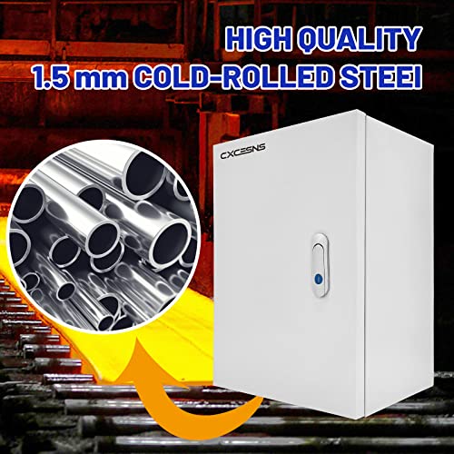 Outdoor Electrical Box 12x10x6 NEMA4X IP66 Waterproof Junction Box - size: 12 x 10 x 6''