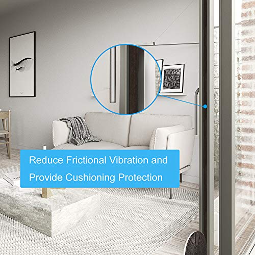 High Density Foam Tape,2 Inch Wide x 1/8 Inch Thick Door Insulation Tape,Adhesive Weather Stripping for Doors Window,Foam Seal Proofing Tape,16 Feet Long - size: 2"W x 1/8"T x 16FT