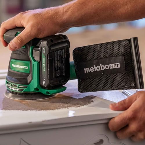 Metabo HPT Cordless Random Orbital Sander, 18V 6 Speed, SV1813DAQ4