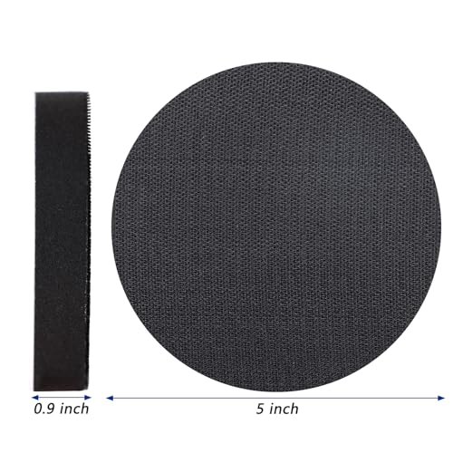6 Pack 5 Inch Interface Pads - Foam Sanding Pads for Orbital Sander - size: 5 inch - 6 Pack