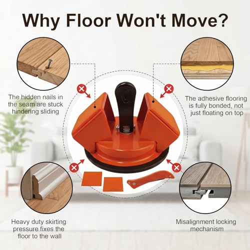 Heavy Duty Floor Gap Fixer Tool with Enhanced Suction Cup
