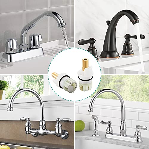 RP25513 Faucet Stem Replacement for Delta 2 Handle Faucet Cartridge, 2 Pack - color: 2