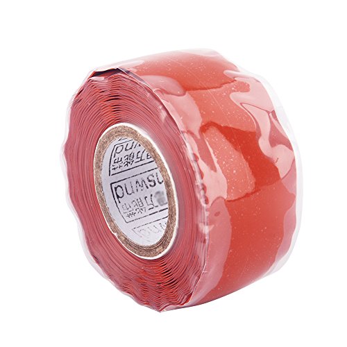 Walfront Self Fusing Silicone Tape Waterproof for Plumbing Hose Repair Electrical Insulation and Pipe Sealing