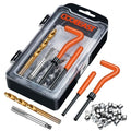 M8x1.25 Thread Repair Kit, Metric Helicoil Repair Kit with HSS Drill Bits - size: M8x1.25