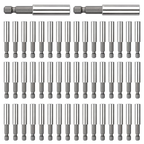 Rocaris 50 Pack Strong Magnetic Drill Bit Extension Holder, 1/4" Hex Shank - style: 50 Pack