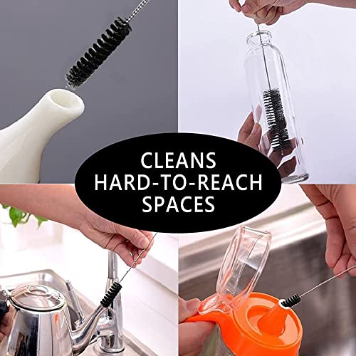 Utoolmart Steel Wire Cleaning Brush, Spiral Power Tube Cleaning Tool, Bottle Brush, 0.5-inch Diameter 12-inch Length, 2pcs - color: 2pcs, size: 1.2cm
