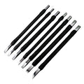 Wood Carving Tools, 7 in 1 Professional Tungsten Steel Wood Carving Set with PU Leather Roll Bag, Hand tools for Easier control, Carving knives DIY Arts Crafts for Professionals&Beginners