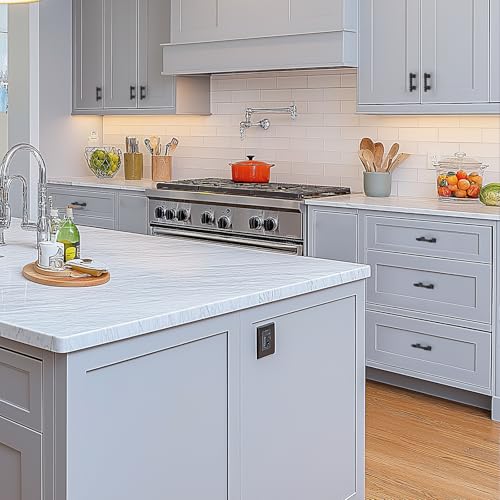 HOME EDIT Matte Black Pulls Cabinet Handles 2-1/2 Inch 5 Pack - color: Matt Black, size: 2-1/2 In Hole Center