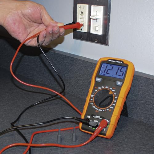 Klein Tools MM325 Multimeter, Digital Manual-Ranging 600V AC/DC Voltage Tester, Tests Batteries, Current, Resistance, Diodes, and Continuity - size: Manual-Ranging