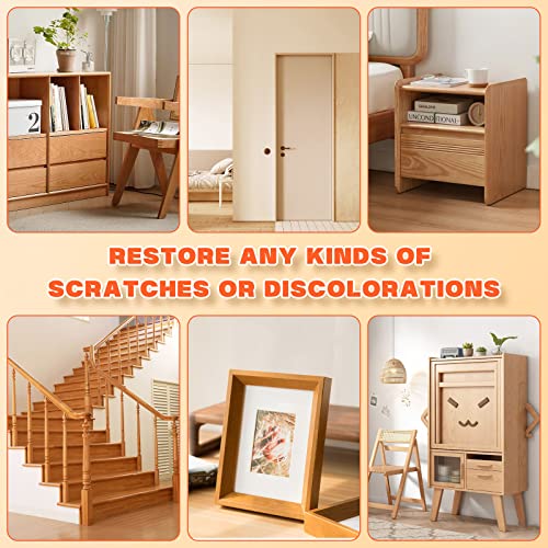 Kenbry Wood Filler Repair Kit, Fix Scratches Cracks, Hole on Furniture - color: Walnut