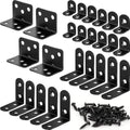 26 Pack L Bracket Corner Brace Kit, 3 Sizes Stainless Steel Corner Bracket - size: 26 Pack-3 Sizes