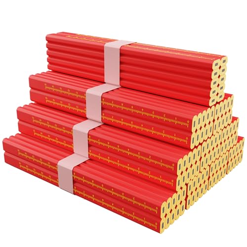 110 PCS Carpenter Pencils for Carpentry Heavy Duty Building Pencil Construction Woodworking Pencils for site work joiner's Scriber Marking Tool (110 PCS) - color: 110 PCS FBA