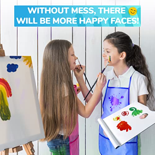 Bellofy 2X Disposable Palette Paper 9x12 Inches | Mess-Free Paper Artist Palette for Acrylic, Oil Paint | Perfect Painting for Artists, Kids & Beginners | Easy-to-Use Tear-Off Sheets for Mixing Colors