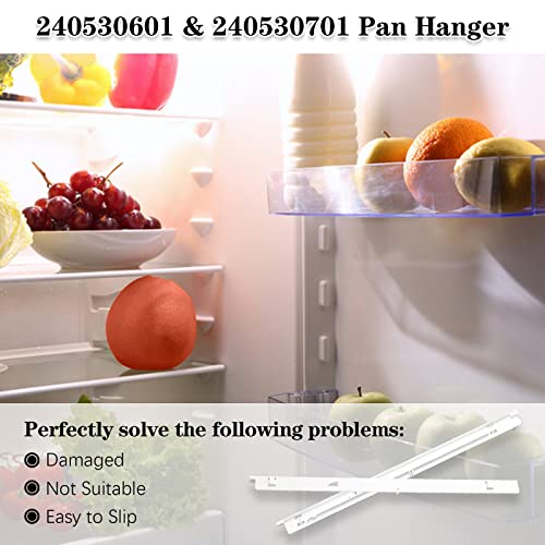 240530601 (Left) & 240530701 (Right) Refrigerator Pan Hangers Replacement