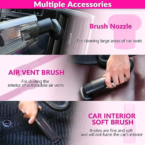 ThinkLearn Car Cleaning Kit with High Power Car Vacuum Detailing Kit