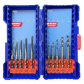 HighFire 10-Piece Hex Shank Drill and Tap Set for Metal, Impact Drill Bit Set, Upgrade Combination of Drill and Tap Set 6-32 UNC to 1/4-20 UNC, MRO & Industrial Grade, DIY Hex Screwdriver - size: 10pcs tap&drill