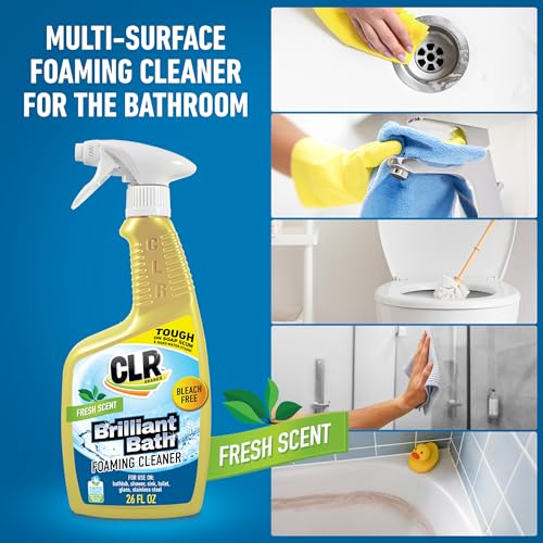 CLR Brilliant Foaming Action Bathroom Cleaner 26 oz. Bottle Pack of 2 - style: Cleaner