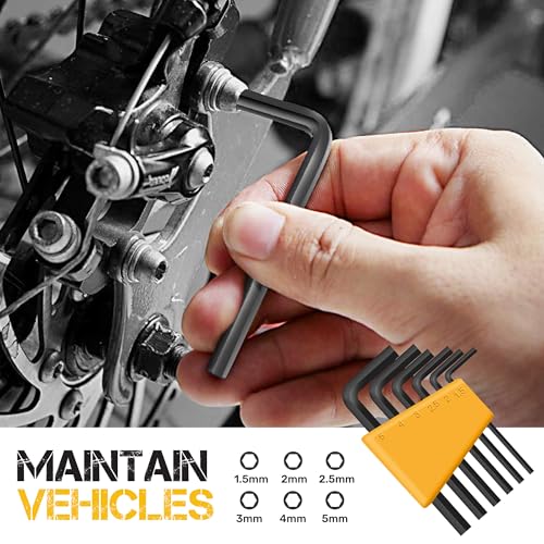 Hi-Spec Small Tool Kit Compact Set for Home and Office DIY, Yellow - color: Yellow