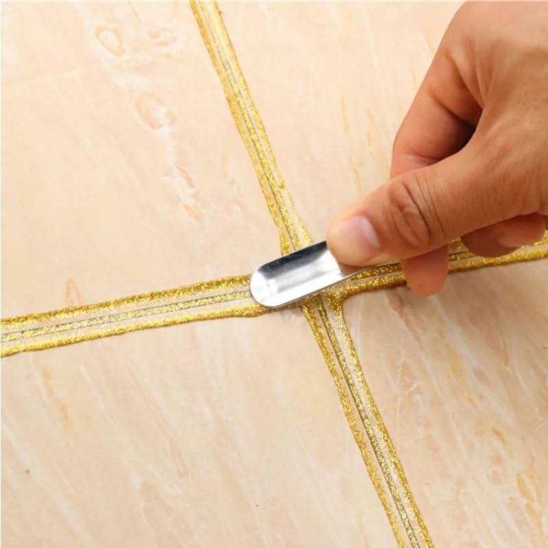 6 Pack Tile Grout Finishing Tool Spreader Spatulas Applicator Streamline Caulk Spatula Stainless Steel Concave and Convex Caulking Spatulas Tool Set for Silicone Sealant Caulk Grout Sealer
