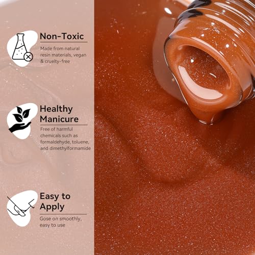 Makartt Cat Eye Gel Nail Polish - 10ml Romantic Holographic Fruit Gel Nail Polish with Magnet Stick, Glitter, UV/LED Curing Salon Home DIY Manicure - Pomegranate - color: Pomegranate