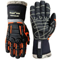 Cestus 5075, Winter Work Gloves for Cold Weather, Detachable Faux Fur Glove Liner Insulation, Impact Resistant Safety Gloves - size: XX-Large